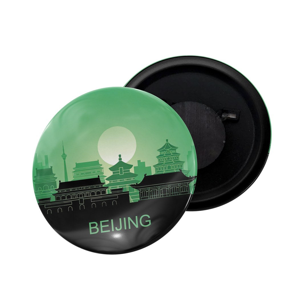 dhcrafts Fridge Magnet Multicolor Beijing Glossy Finish Design Pack of 1